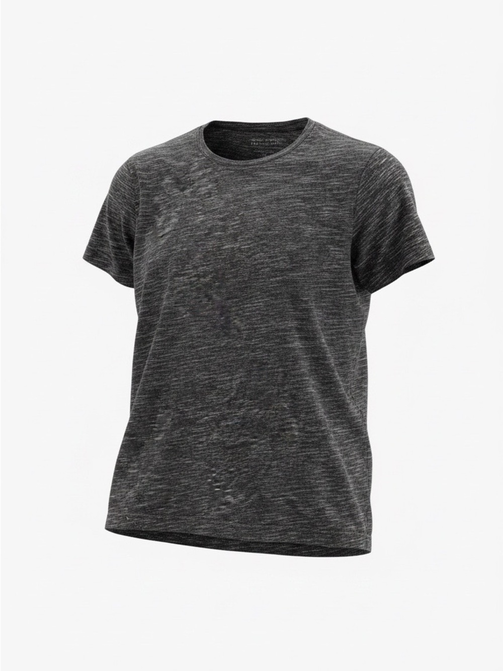 Banana‎ Republic Men's Charcoal Heather Short Sleeve Crew Tee